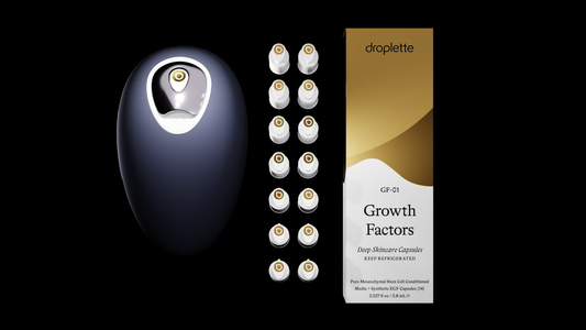 Droplette Device and Growth Factors Capsules 