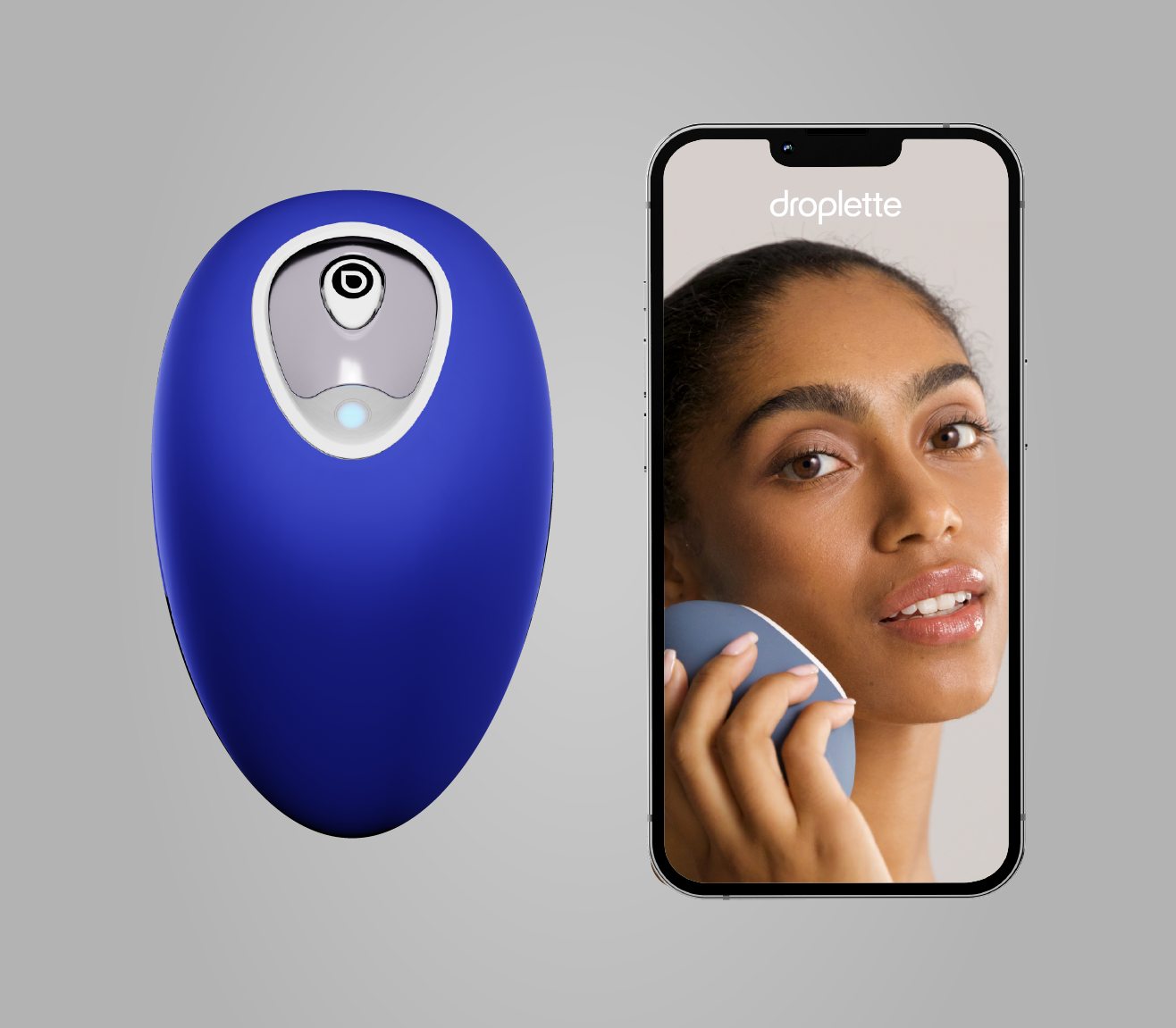 Droplette Device and iOS App Preview