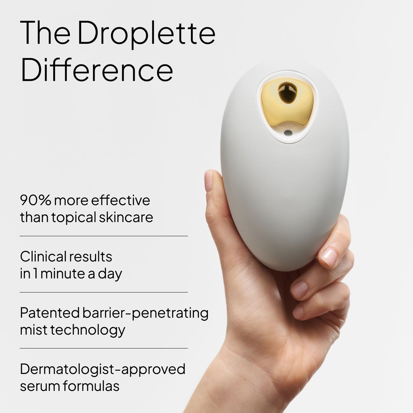 90% more effective than topical skincare