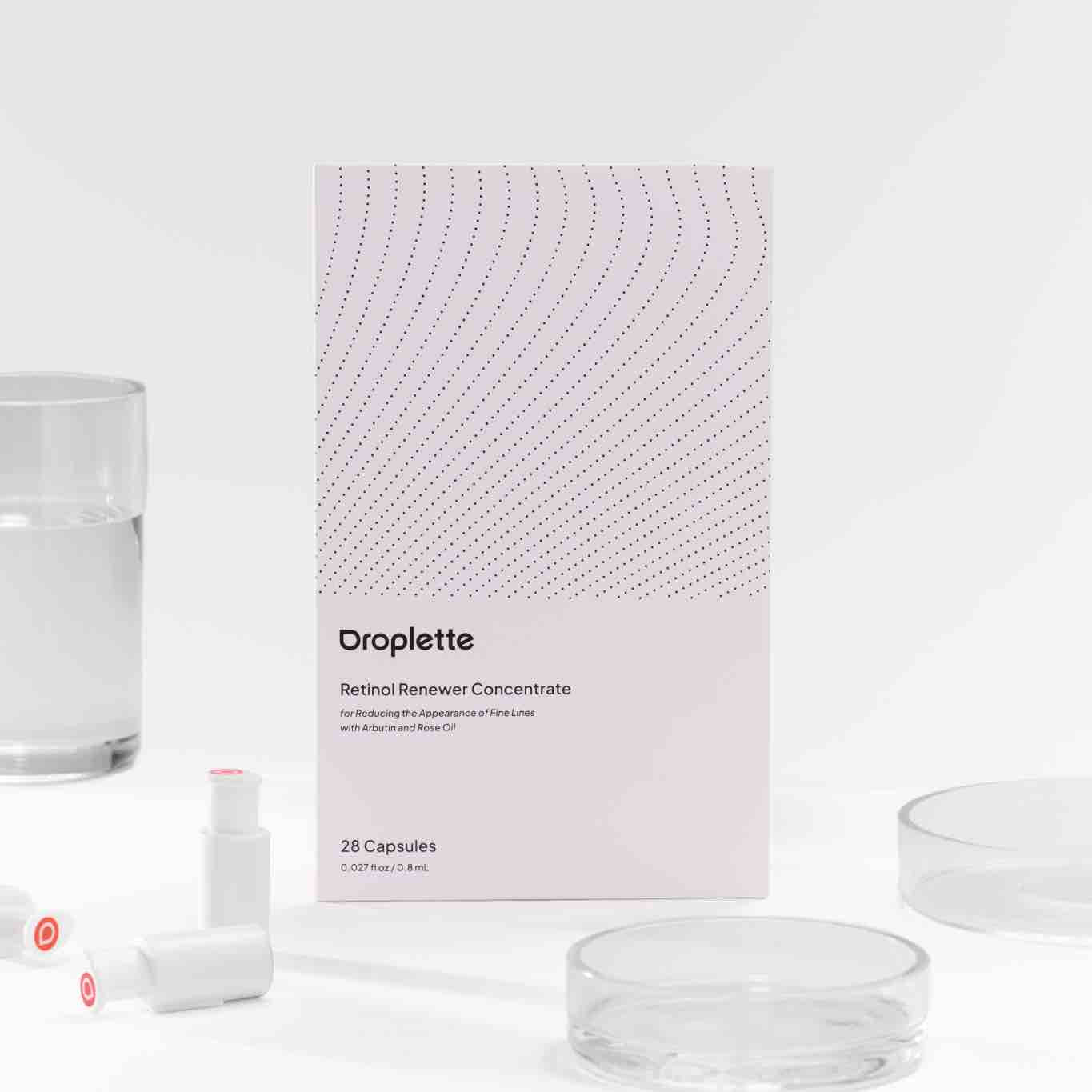 Set of offers two glycolic capsules for droplette