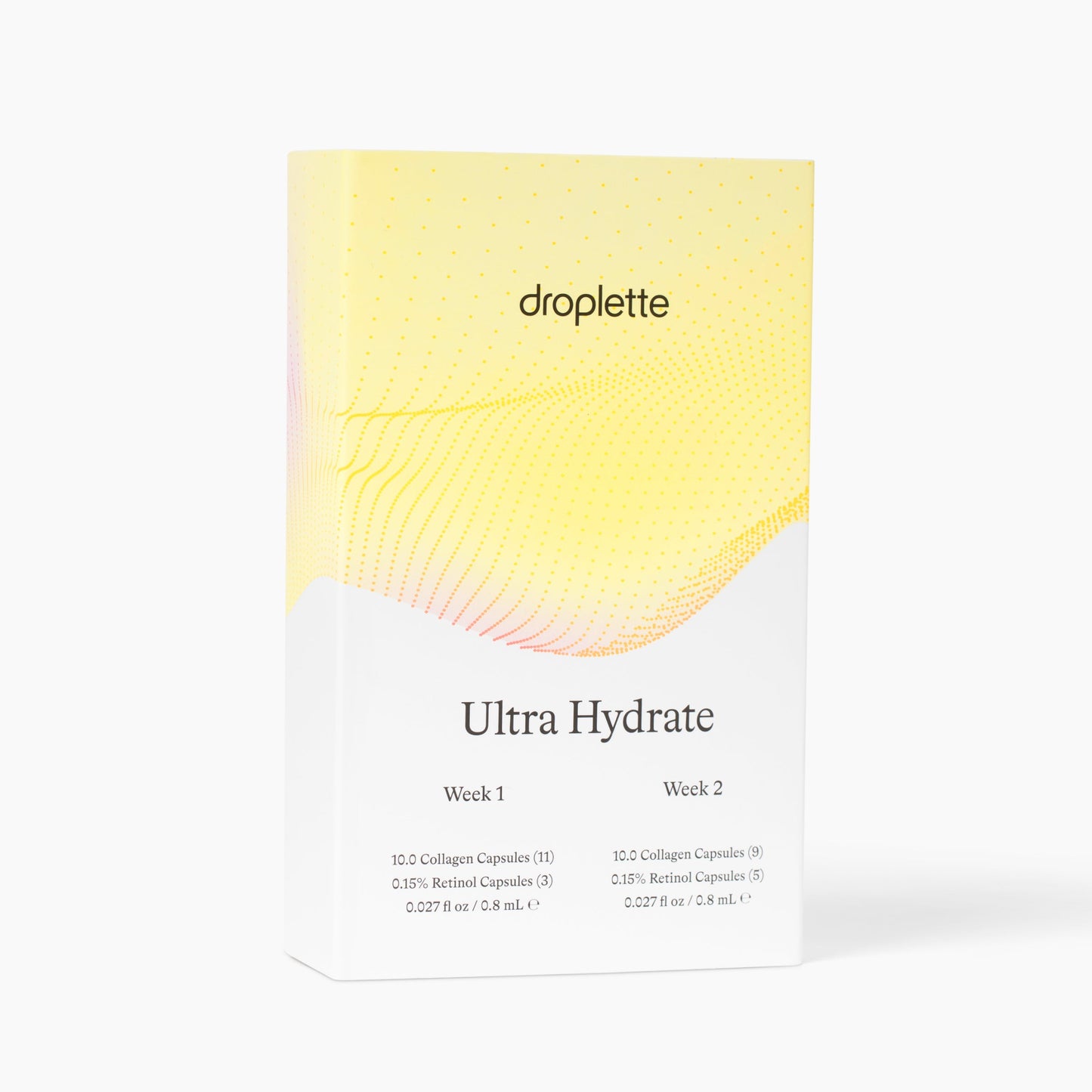 Ultra Hydrate Prescriptive Regimen Two-Week Capsule Box by Droplette